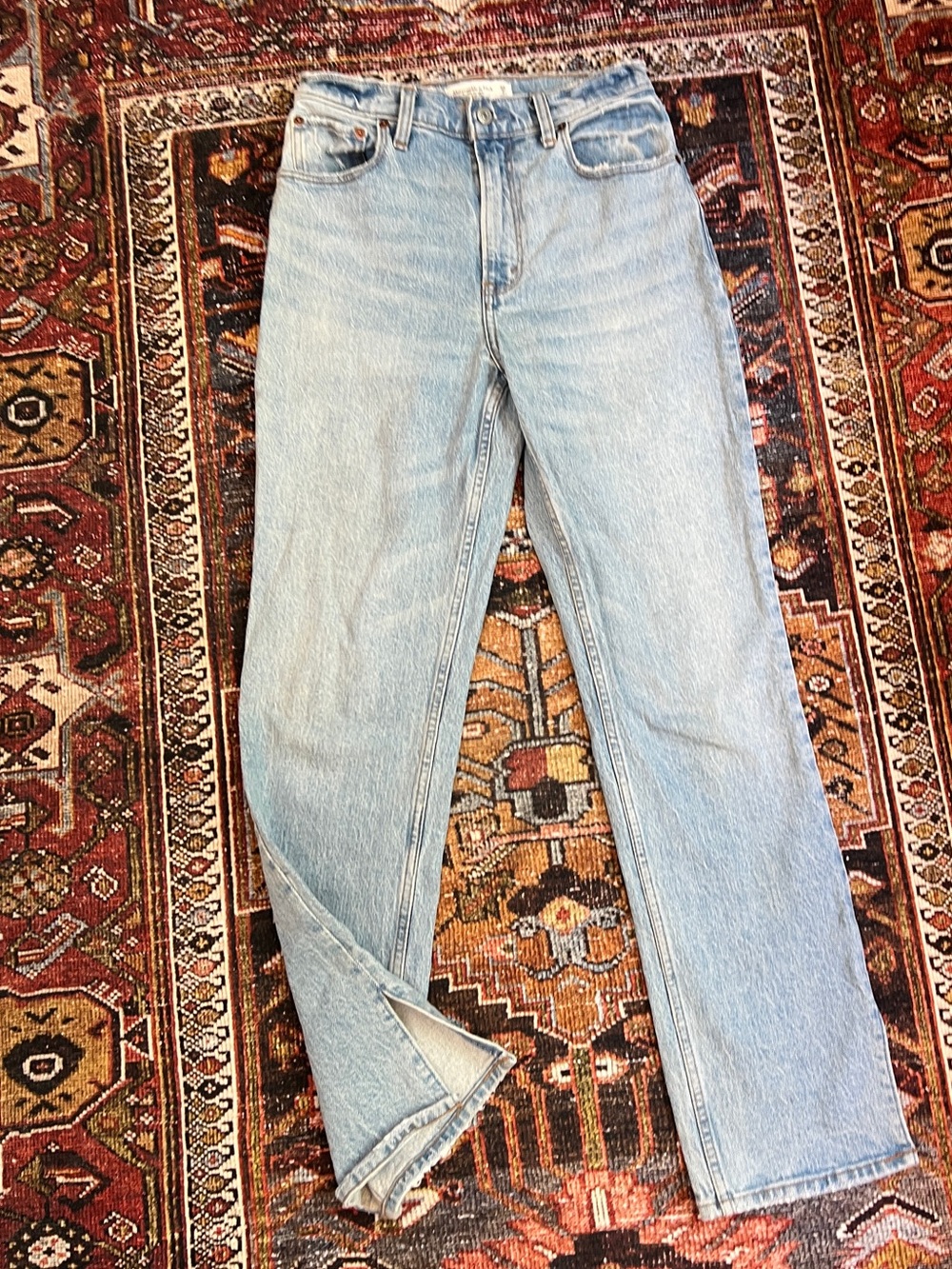 Abercrombie & Fitch Light Blue 90’s Straight Leg Women’s Jeans